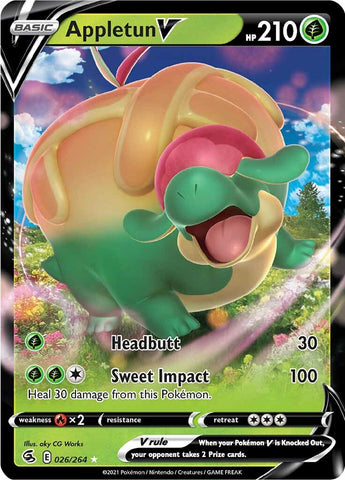 Appletun V (026/264) [Sword & Shield: Fusion Strike] - Destination Retro