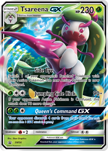 Tsareena GX (SM56) [Sun & Moon: Black Star Promos] - Destination Retro