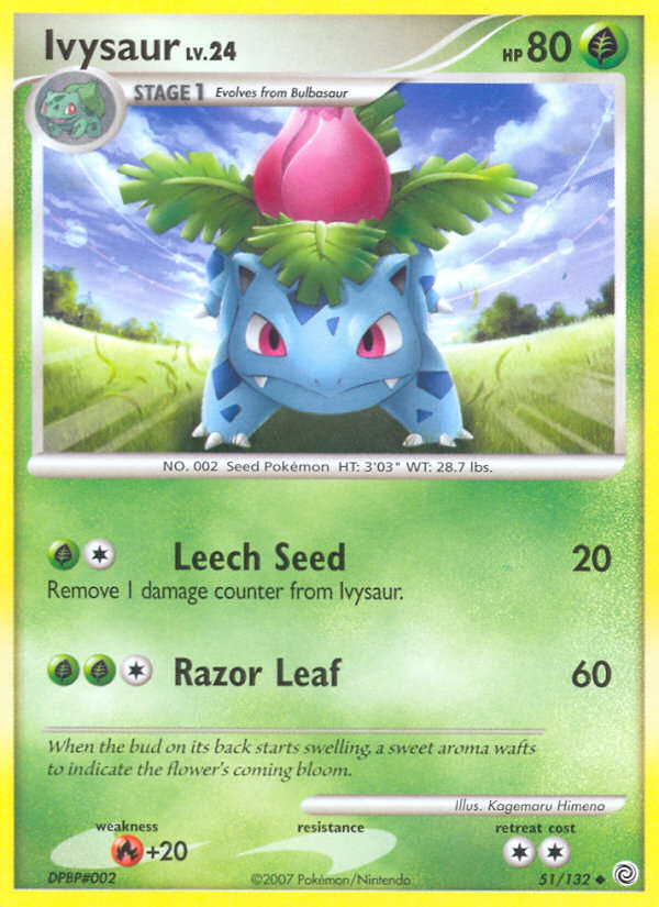 Ivysaur (51/132) [Diamond & Pearl: Secret Wonders] - Destination Retro