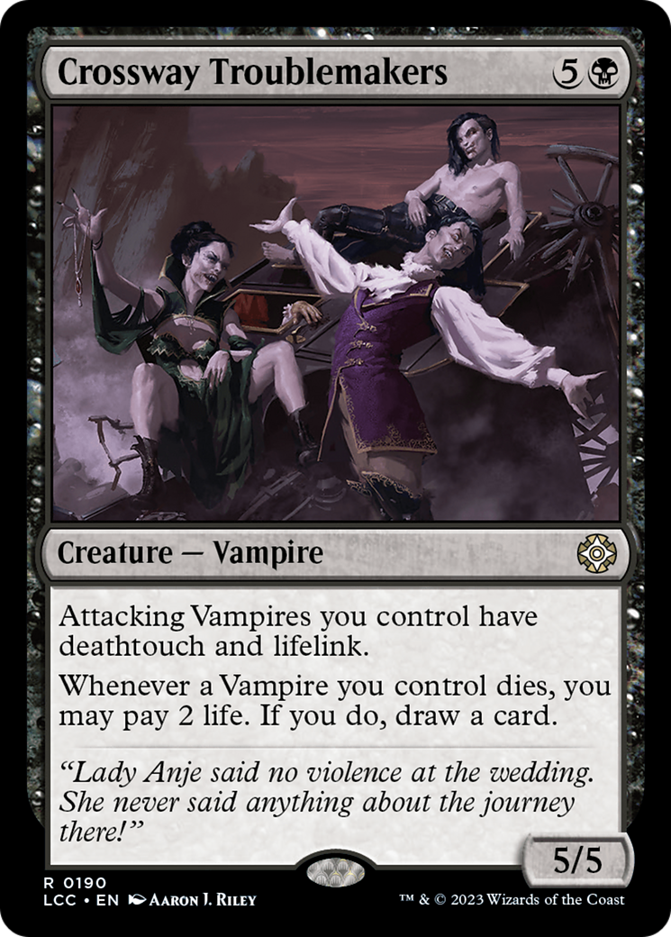 Crossway Troublemakers [The Lost Caverns of Ixalan Commander] - Destination Retro
