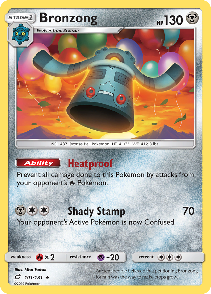 Bronzong (101/181) [Sun & Moon: Team Up] - Destination Retro