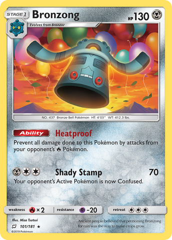 Bronzong (101/181) [Sun & Moon: Team Up] - Destination Retro