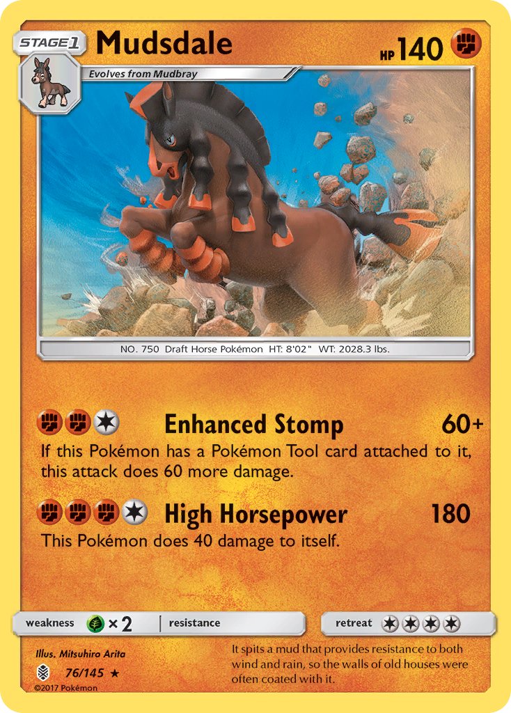 Mudsdale (Prerelease Kit Exclusive) (76/145) [Theme Deck Exclusives] - Destination Retro