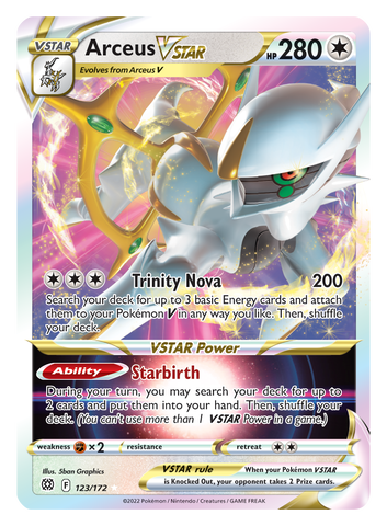 Arceus VSTAR (123/172) [Sword & Shield: Brilliant Stars] - Destination Retro