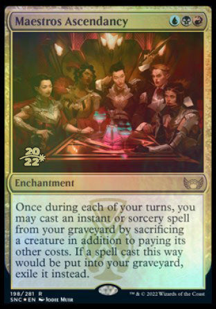 Maestros Ascendancy [Streets of New Capenna Prerelease Promos] - Destination Retro
