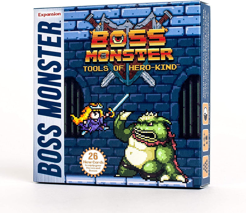 Boss Monster Expansion - Tools of Hero Kind Boxed Card Game - Destination Retro