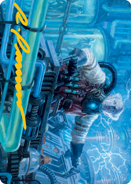 Ludevic, Necrogenius Art Card (Gold-Stamped Signature) [Innistrad: Midnight Hunt Art Series] - Destination Retro