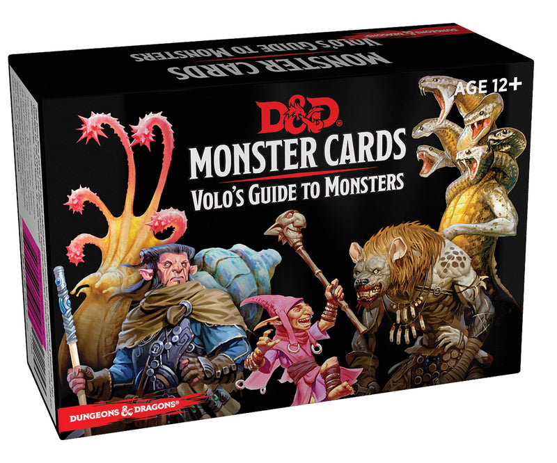 DUNGEONS & DRAGONS - MONSTER CARDS - VOLO'S GUIDE TO MONSTERS - Destination Retro