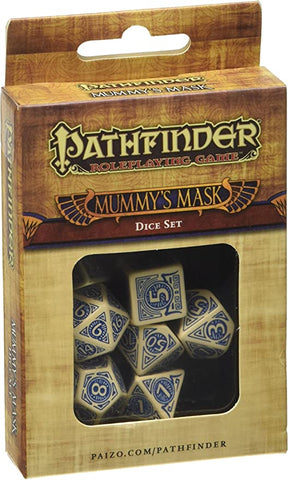 SUPPLIES - DICE - PATHFINDER DICE SET: MUMMY'S MASK - Destination Retro