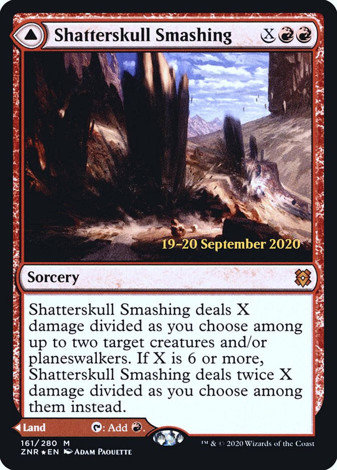 Shatterskull Smashing // Shatterskull, the Hammer Pass  [Zendikar Rising Prerelease Promos] - Destination Retro
