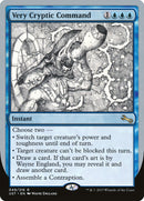 Very Cryptic Command (Black and White Art) [Unstable] - Destination Retro
