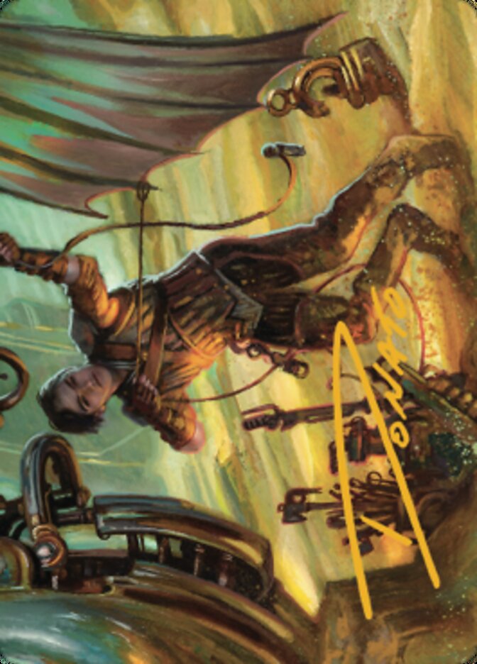 Mishra, Excavation Prodigy Art Card (Gold-Stamped Signature) [The Brothers' War Art Series] - Destination Retro