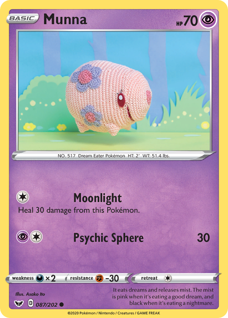 Munna (87/202) [Sword & Shield: Base Set] - Destination Retro