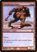 Thundering Giant (Premium Foil) [Tenth Edition] - Destination Retro