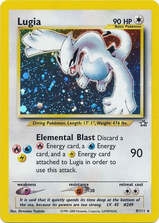 Lugia (9/111) [Neo Genesis Unlimited] - Destination Retro