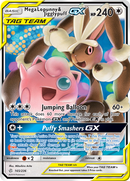 Mega Lopunny & Jigglypuff GX (165/236) [Sun & Moon: Cosmic Eclipse] - Destination Retro