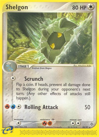 Shelgon (20/97) [EX: Dragon] - Destination Retro