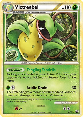 Victreebel (12/102) [HeartGold & SoulSilver: Triumphant] - Destination Retro
