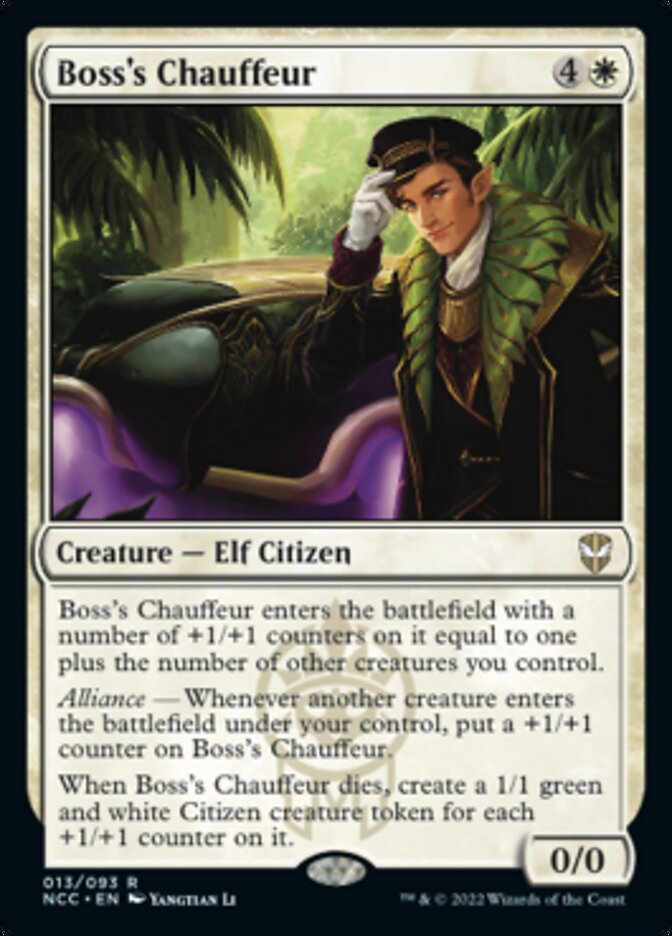 Boss's Chauffeur [Streets of New Capenna Commander] - Destination Retro