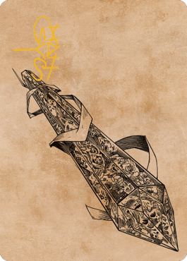 Stonespeaker Crystal Art Card (Gold-Stamped Signature) [Commander Legends: Battle for Baldur's Gate Art Series] - Destination Retro