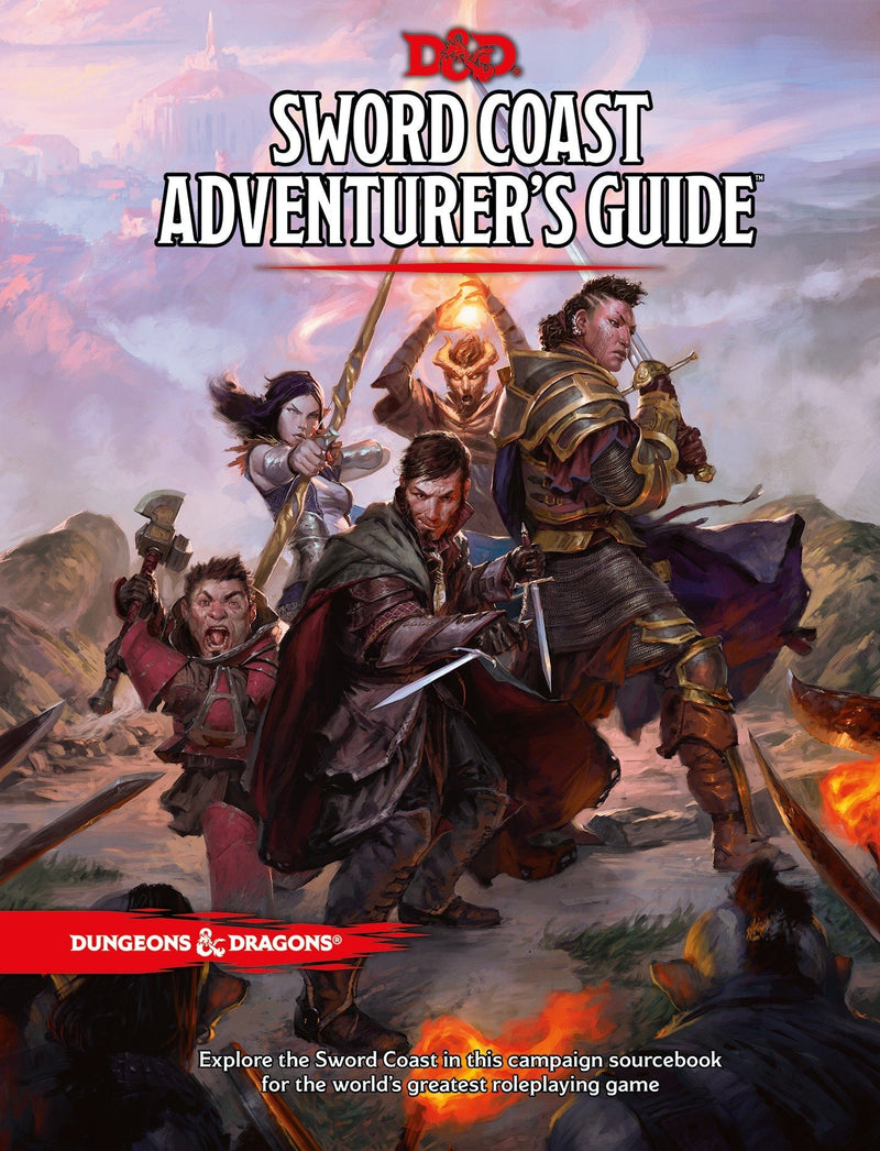 DUNGEONS & DRAGONS - ADVENTURE BOOK - SWORD COAST ADVENTURER'S GUIDE - Destination Retro