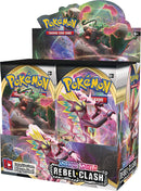 Pokemon Sword and Shield Rebel Clash Booster Box - Destination Retro