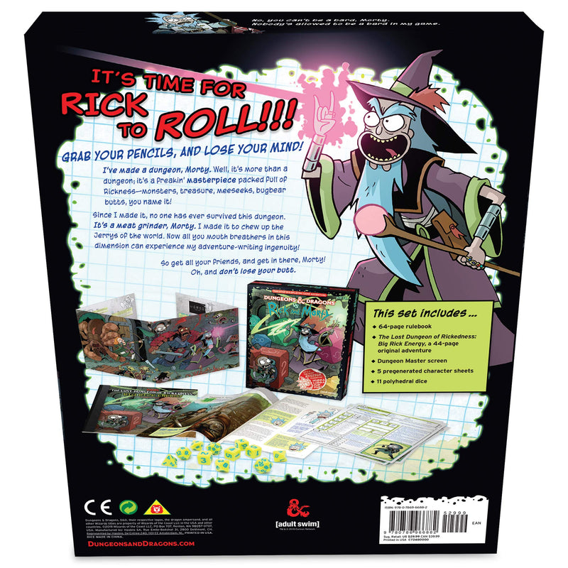 DUNGEONS & DRAGONS - BOXED SET - VS RICK AND MORTY SET - Destination Retro