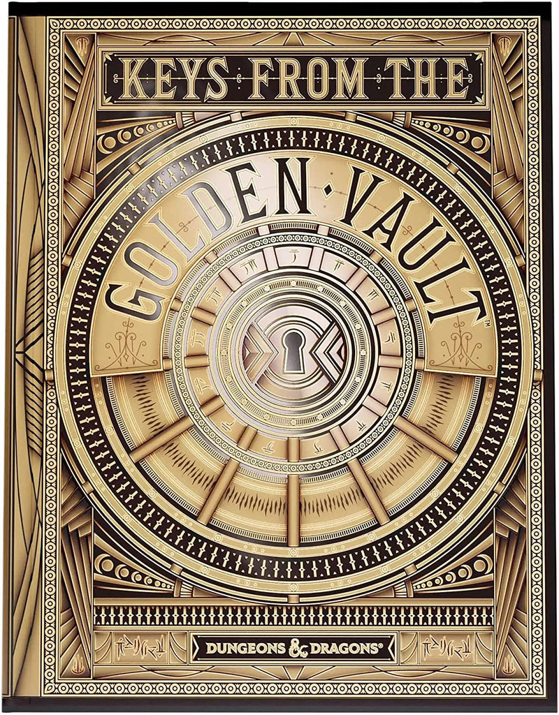 DUNGEONS & DRAGONS - ADVENTURE BOOK - Keys From the Golden Vault (Alternative Cover) - Destination Retro