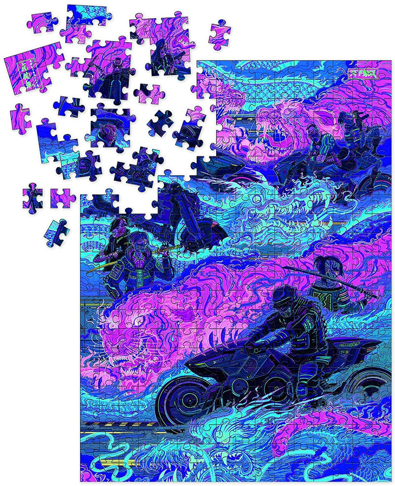 Cyberpunk 2077: Night City Gang - Tyger Claws Puzzle 1000pc - Destination Retro