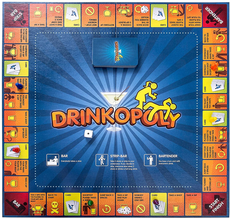 Drinkopoly Monopoly - Destination Retro