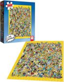 Puzzles - The Simpsons - Cast of Thousands - 1000 Pieces - Destination Retro