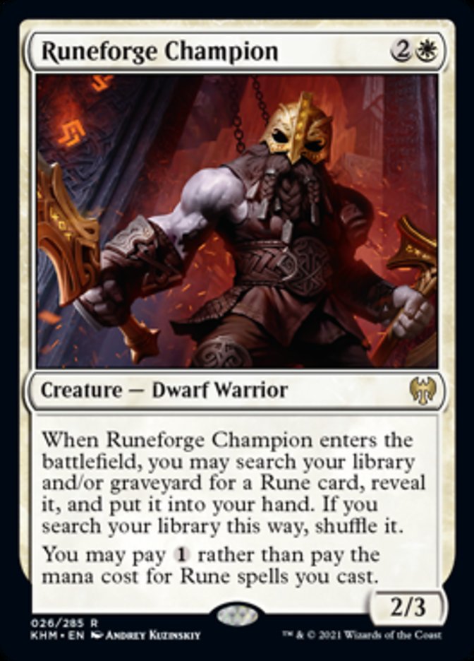Runeforge Champion [Kaldheim] - Destination Retro