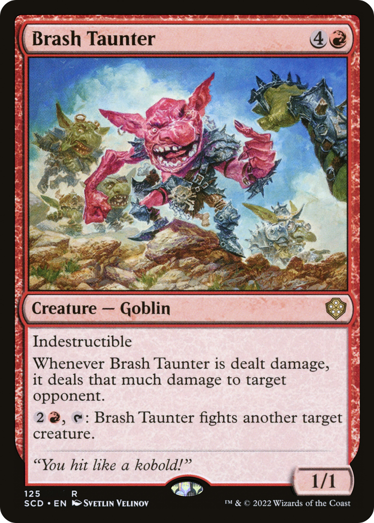 Brash Taunter [Starter Commander Decks] - Destination Retro