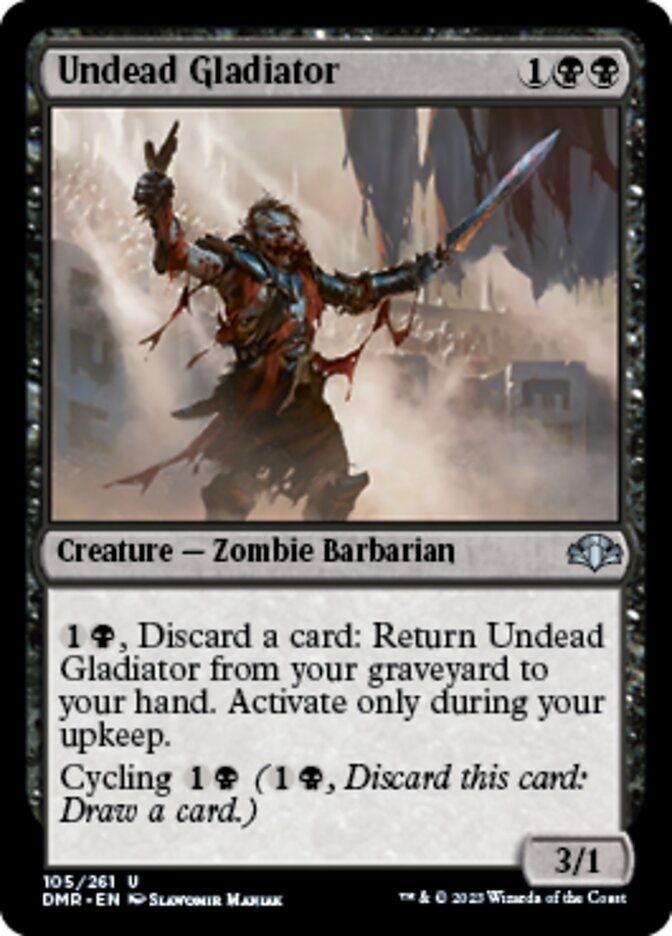 Undead Gladiator [Dominaria Remastered] - Destination Retro