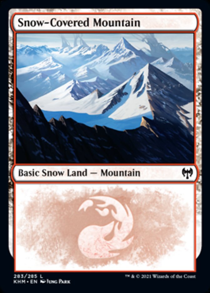 Snow-Covered Mountain (283) [Kaldheim] - Destination Retro