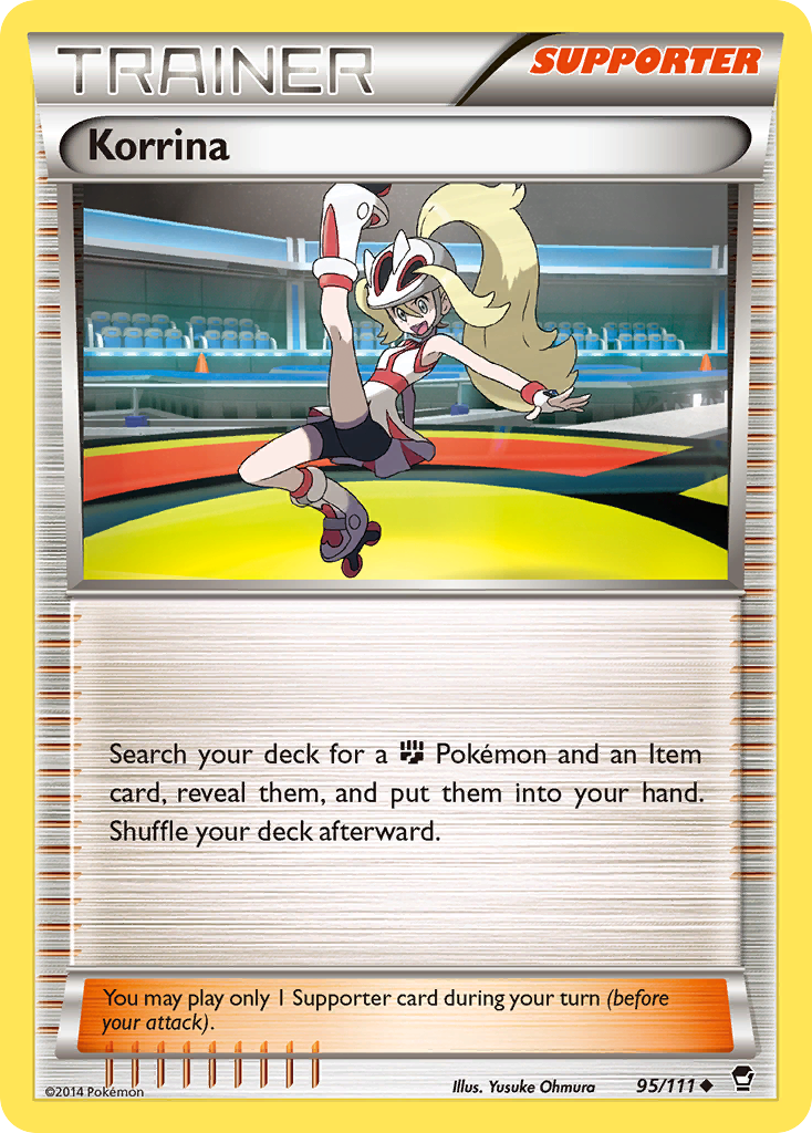 Korrina (95/111) [XY: Furious Fists] - Destination Retro