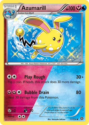 Azumarill (77/114) [XY: Steam Siege] - Destination Retro