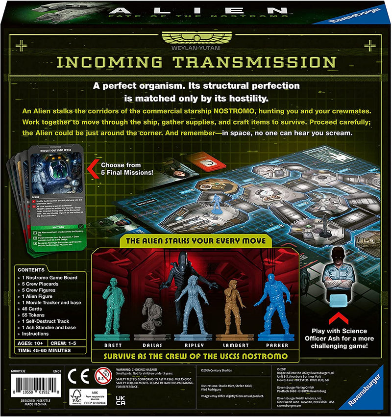 Alien: Fate of the Nostromo Board Game - Destination Retro