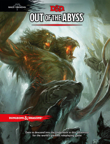DUNGEONS & DRAGONS - ADVENTURE BOOK - OUT OF THE ABYSS - Destination Retro