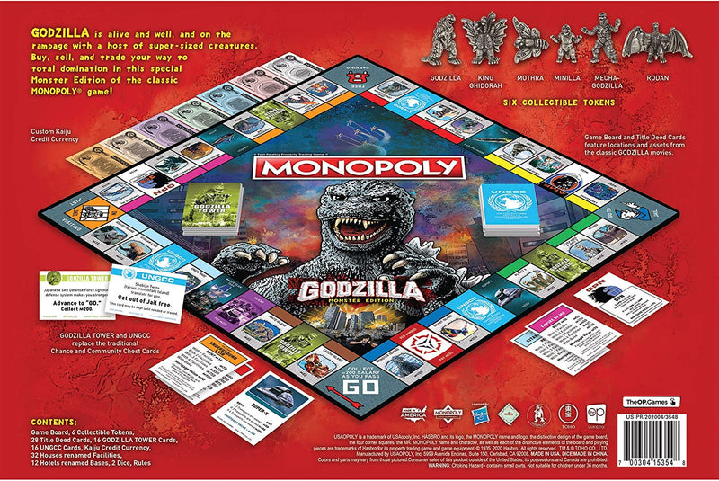 Godzilla Monopoly - Destination Retro