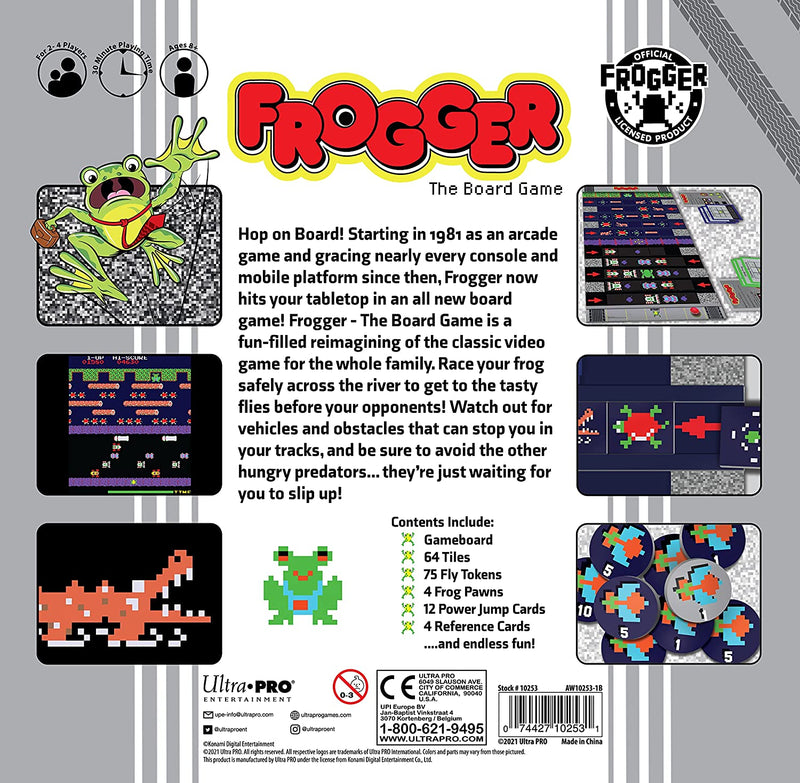 Frogger The Board Game - Destination Retro