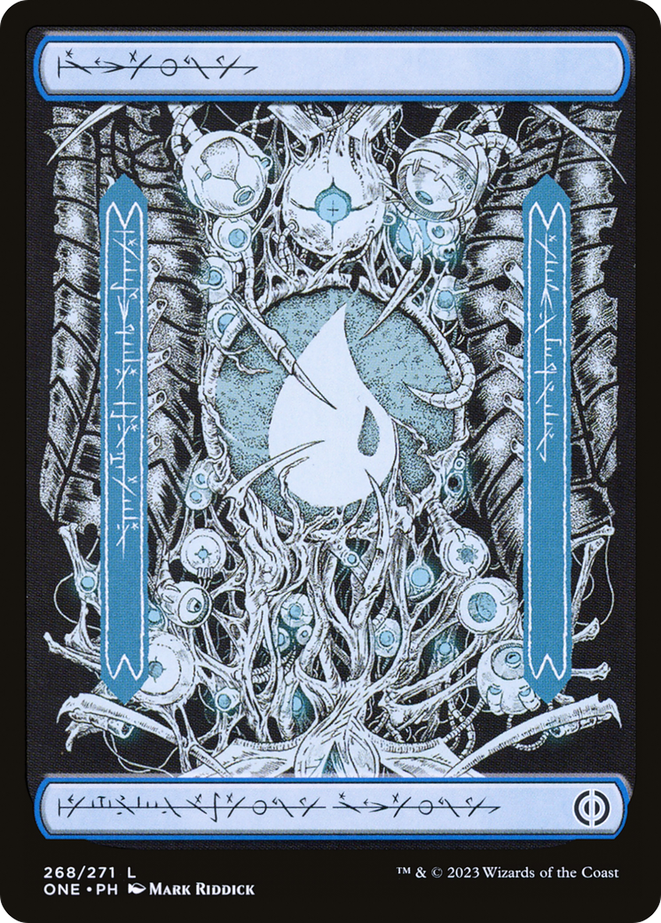 Island (268) (Phyrexian) [Phyrexia: All Will Be One] - Destination Retro