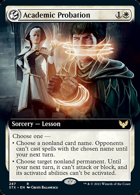 Academic Probation (Extended) [Strixhaven: School of Mages] - Destination Retro
