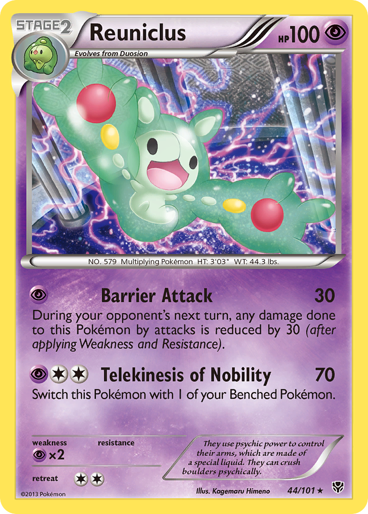 Reuniclus (44/101) [Black & White: Plasma Blast] - Destination Retro