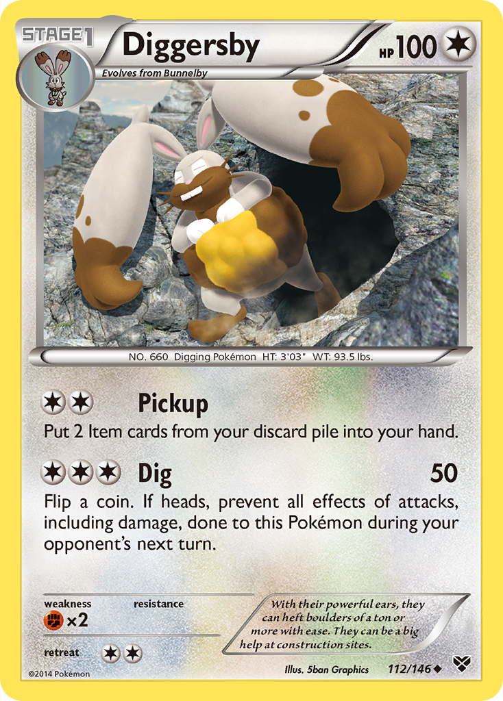 Diggersby (112/146) [XY: Base Set] - Destination Retro