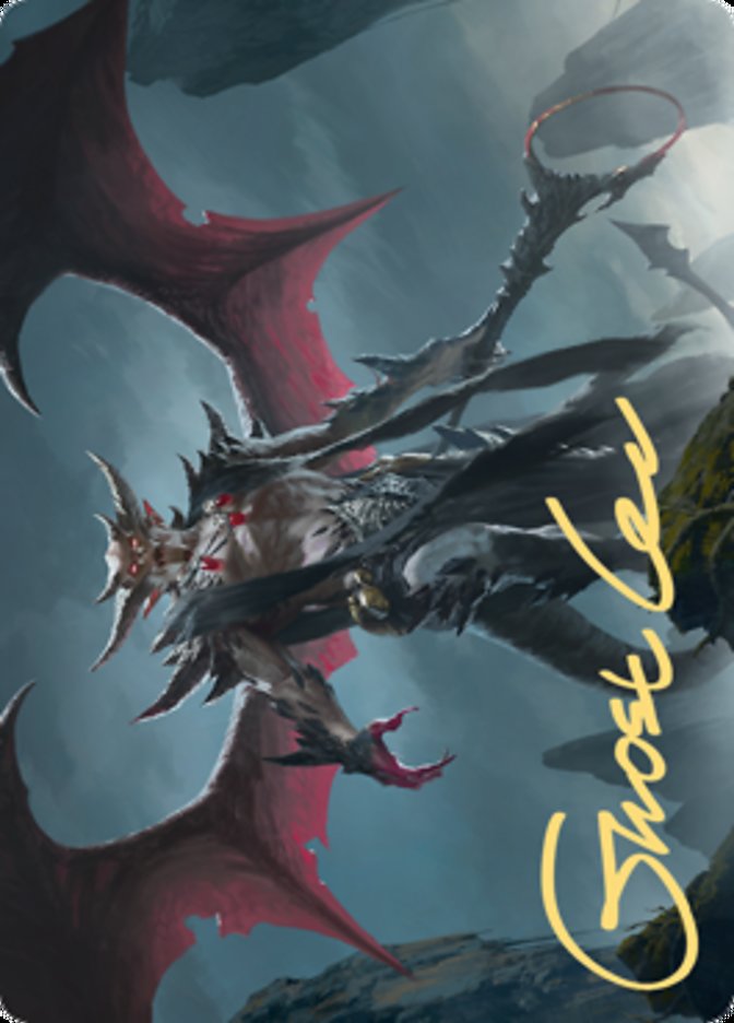 Taborax, Hope's Demise Art Card (Gold-Stamped Signature) [Zendikar Rising Art Series] - Destination Retro