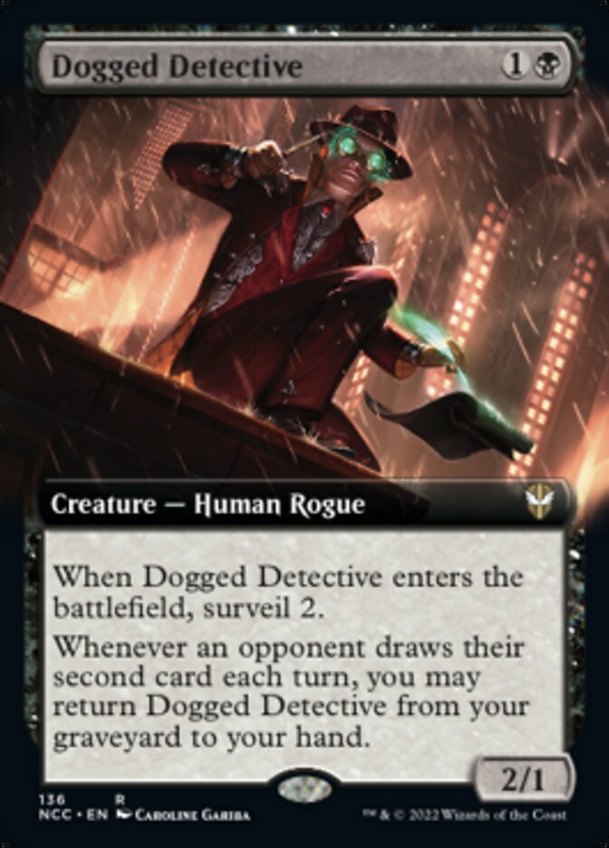 Dogged Detective (Extended Art) [Streets of New Capenna Commander] - Destination Retro