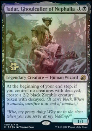 Jadar, Ghoulcaller of Nephalia [Innistrad: Midnight Hunt Prerelease Promos] - Destination Retro