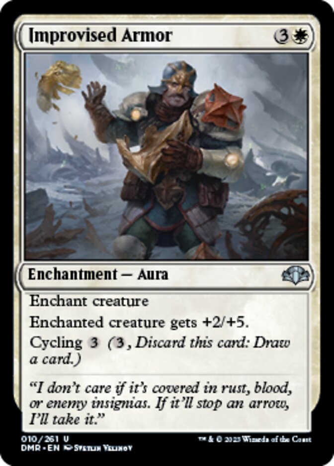 Improvised Armor [Dominaria Remastered] - Destination Retro