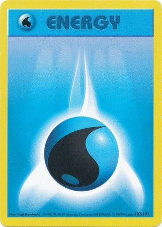 Water Energy (102/102) [Base Set Shadowless Unlimited] - Destination Retro